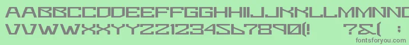 Więcej informacji o czcionce Bomtur Czcionka Bomtur – szare czcionki na zielonym tle