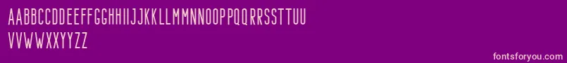 Bondie Demo Regular Font – Pink Fonts on Purple Background