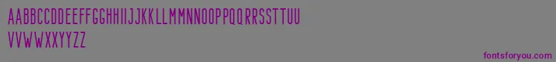 Bondie Demo Regular Font – Purple Fonts on Gray Background