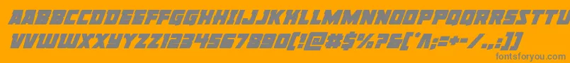 Saiba mais sobre a fonte Libertylegionsuperital Fonte Libertylegionsuperital – fontes cinzas em um fundo laranja