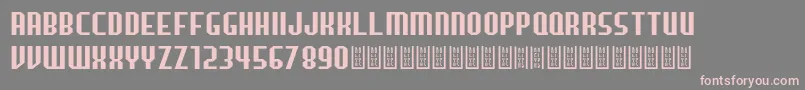 Bondoyudo Sans Free Font – Pink Fonts on Gray Background