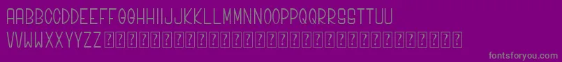 Bonjour Allgera Sans Font – Gray Fonts on Purple Background
