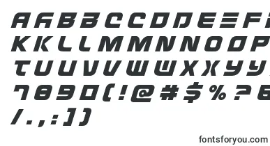  Defconzerotitleital font