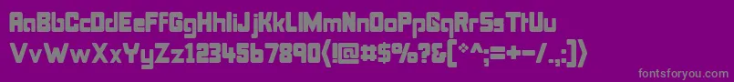 More about Bonk Font Bonk Font – Gray Fonts on Purple Background