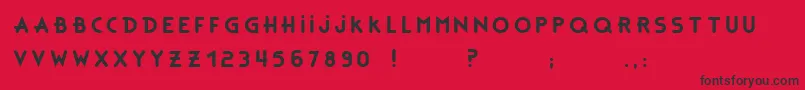 Bonus   Base   BC Font – Black Fonts on Red Background