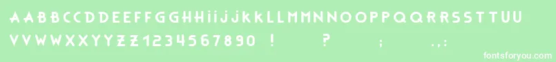 フォントBonus   Base   BC – 緑の背景に白い文字