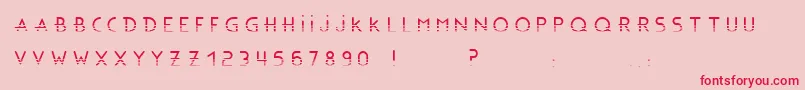Bonus   Bling Bling   BC Font – Red Fonts on Pink Background