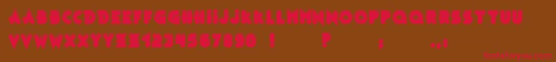 Bonus   Shiny Outline   BC Font – Red Fonts on Brown Background