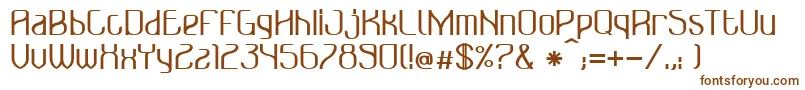 Bonzer   Bruxelles   bold-Schriftart – Braune Schriften