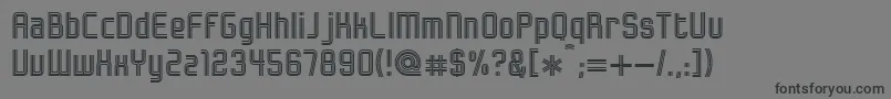 Bonzer   Herzogenaurach Font – Black Fonts on Gray Background