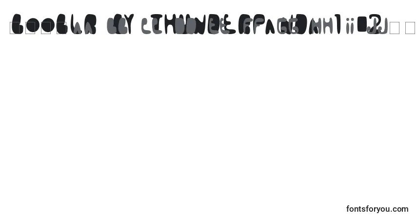 Czcionka Booblr by Thunderpanda 1 02 – alfabet, cyfry, specjalne znaki