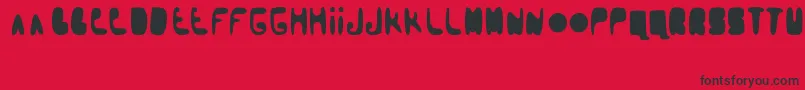 Fonte booblr by Thunderpanda 1 02 – fontes pretas em um fundo vermelho