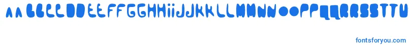 Saiba mais sobre a fonte booblr by Thunderpanda 1 02 Fonte booblr by Thunderpanda 1 02 – fontes azuis em um fundo branco