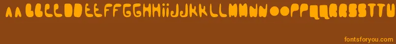 fuente booblr by Thunderpanda 1 02 – Fuentes Naranjas Sobre Fondo Marrón