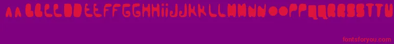 Fonte booblr by Thunderpanda 1 02 – fontes vermelhas em um fundo violeta