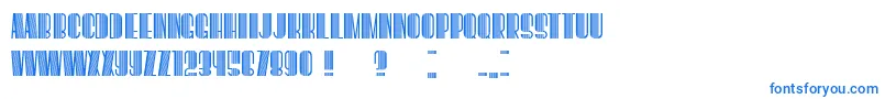 BoogieWoogie Font – Blue Fonts on White Background