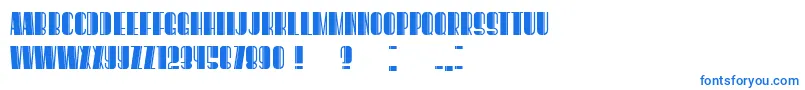 BoogieWoogieBook Font – Blue Fonts on White Background