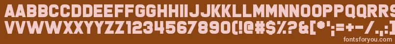 More about Boomer Tantrum Font Boomer Tantrum Font – Pink Fonts on Brown Background