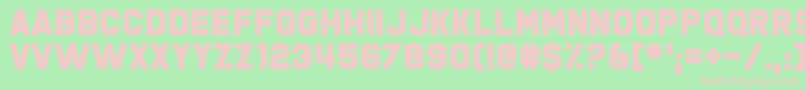 Boomer Tantrum Font – Pink Fonts on Green Background