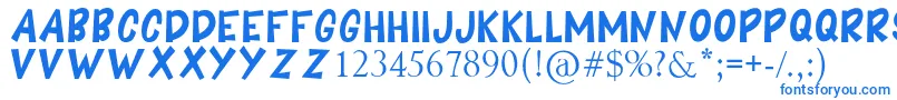 BOOMING Font – Blue Fonts