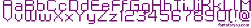 GrixelKyrou9RegularXtnd-fontti – violetit fontit