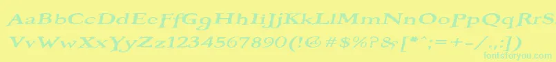 More about BOOTEROF Font BOOTEROF Font – Green Fonts on Yellow Background