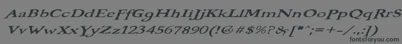 More about BOOTEROO Font BOOTEROO Font – Black Fonts on Gray Background