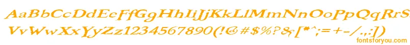 Weitere Informationen zur BOOTEROO-Schriftart BOOTEROO-Schriftart – Orangefarbene Schriften