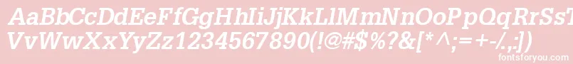 Installationssk ffy Font – White Fonts on Pink Background