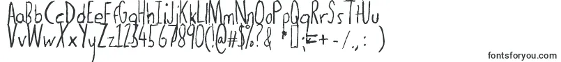 Thedogatemyhomework-Schriftart – Schriftarten für Spiele