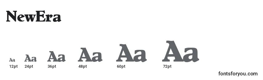 NewEra Font Sizes