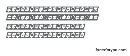 Шрифт BorderBase Italic