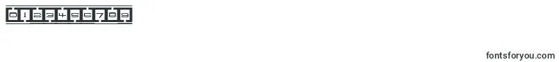BorderBase Font – Fonts for Numbers and Digits
