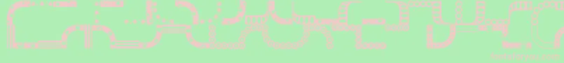 Подробнее о шрифте BORDMS Шрифт BORDMS – розовые шрифты на зелёном фоне