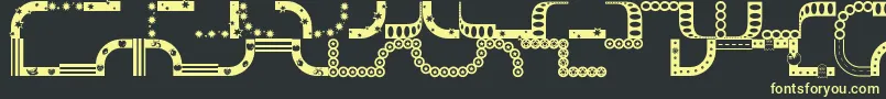 Más sobre la fuente BORDMS fuente BORDMS – Fuentes Amarillas Sobre Fondo Negro