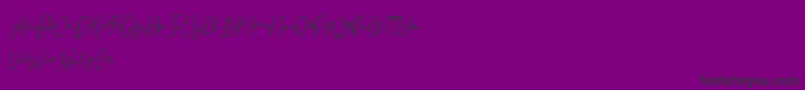 Шрифт Borgemore – чёрные шрифты на фиолетовом фоне
