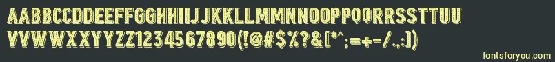More about Borgens Burlesque Font Borgens Burlesque Font – Yellow Fonts on Black Background