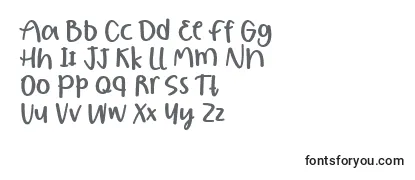 Überblick über die Schriftart Borjuis Font by 7NTypes