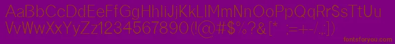 fuente borneo regular – Fuentes Marrones Sobre Fondo Morado