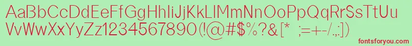 borneo regular Font – Red Fonts on Green Background