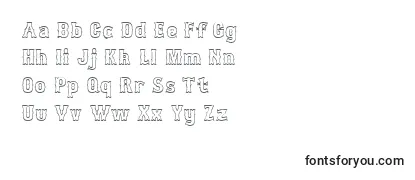 Bosox Outline Font