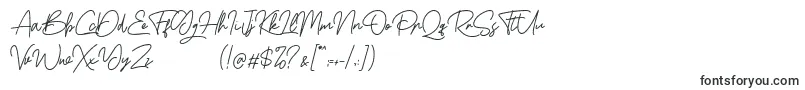 Boss Signature Demo-fontti – OTF-fontit