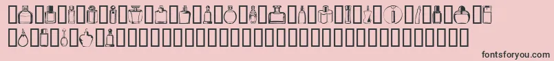 BOTEN  4 Font – Black Fonts on Pink Background