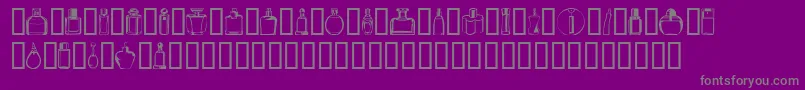 BOTEN  4 Font – Gray Fonts on Purple Background