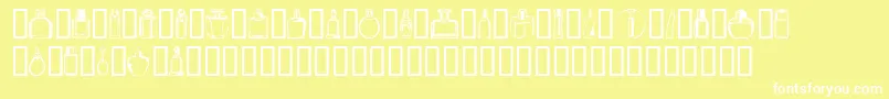 フォントBOTEN  4 – 黄色い背景に白い文字