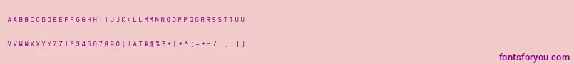 fuente Bottled It   Central – Fuentes Moradas Sobre Fondo Rosa