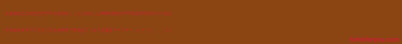 Bottled It   Central Font – Red Fonts on Brown Background