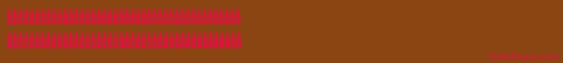Bottled It Font – Red Fonts on Brown Background