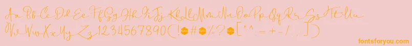 Más sobre la fuente Boulevard Script DEMO fuente Boulevard Script DEMO – Fuentes Naranjas Sobre Fondo Rosa