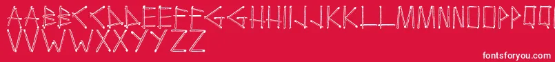 Boutefeu Regular Font – White Fonts on Red Background